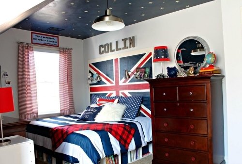 dekorácia do detskej izby v hviezdach v anglickom štýle