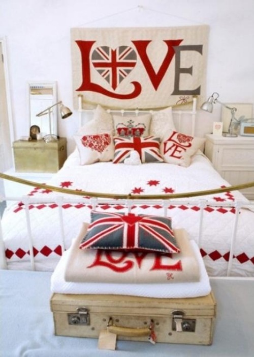 dekorácia do detskej izby v srdiečku v anglickom štýle