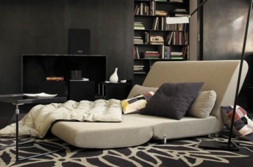 dizajnová rozkladacia pohovka moderná kreatívna pohodlná