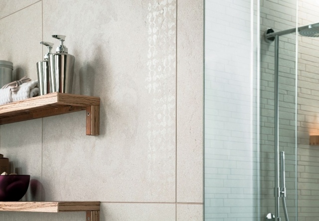 Nástenné porcelánové kameninové obklady Lab21 svetlosivé