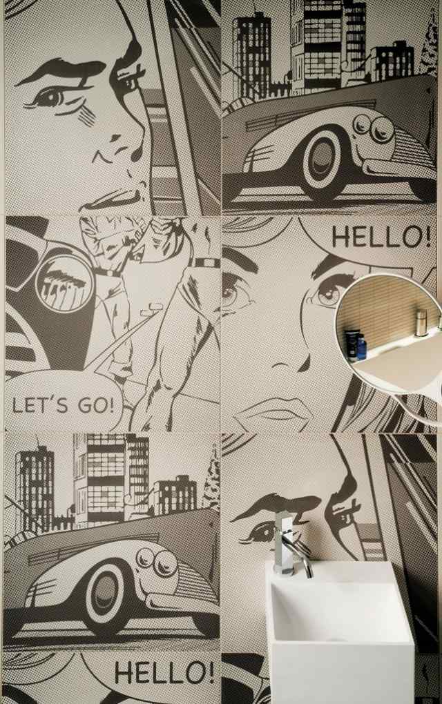 Nolita dekorácia obkladov do kúpeľne fatamorgána Taliansko