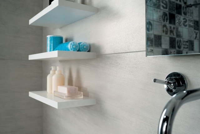 Oxy kúpeľňa dizajnové kameninové dlaždice talianske police