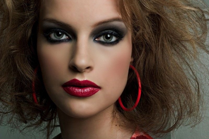 Líčenie očí-silné-inštrukcie-večerné líčenie