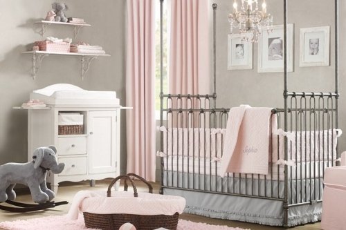 nápady na zariadenie luxusnej dekorácie detskej izby elegantné