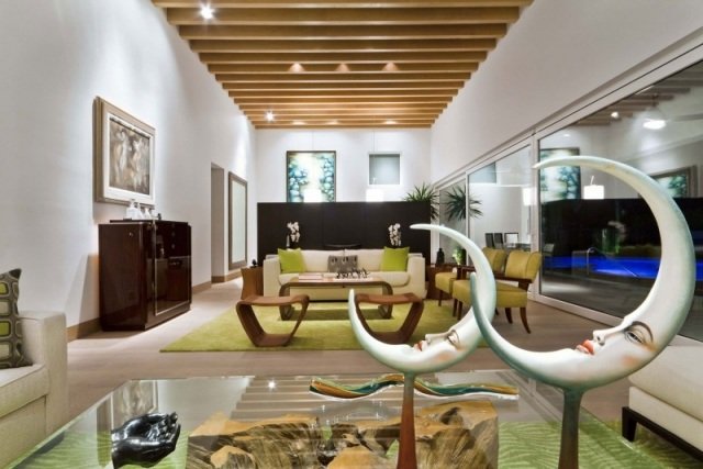 nápady na bývanie riešenia izieb-nápady na polmesiac obývačka s rustikálnymi prvkami