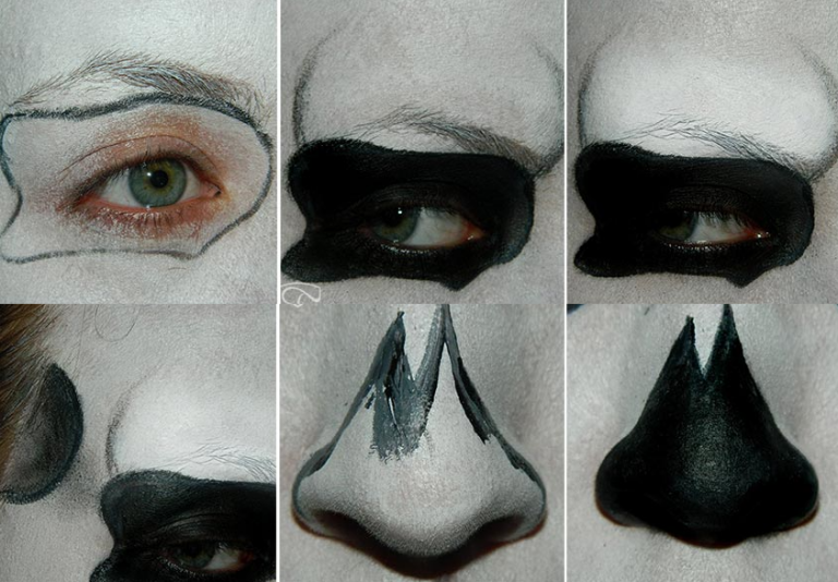 make-up lebky žena návod jednoduchý