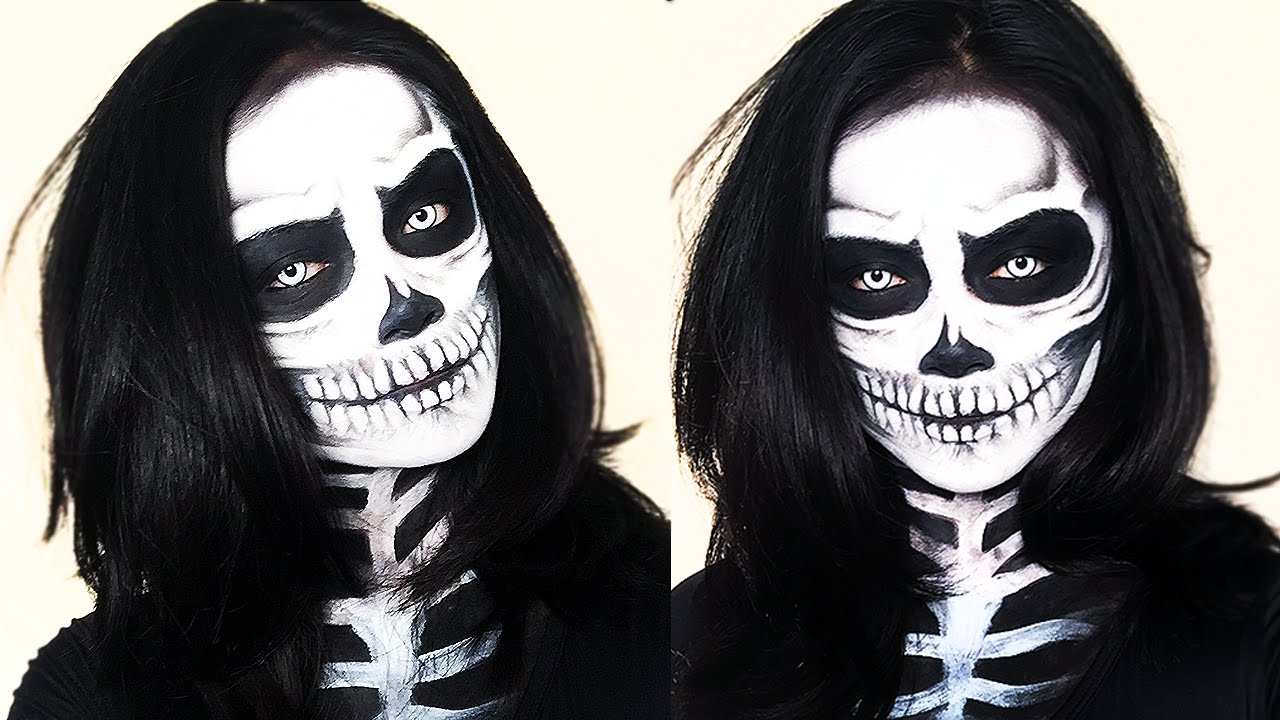 make-up lebky žena pokyny urobte to sami
