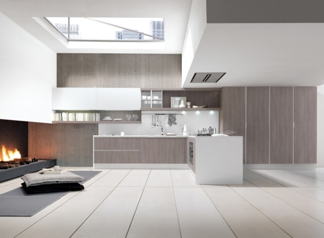 nápady na zariadenie obývacia izba kuchynská časť prispôsobiteľné svetlíky s dizajnom kuchyne