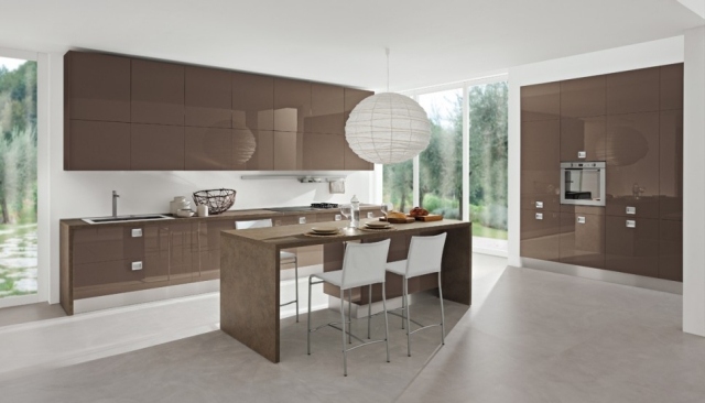 plastový kuchynský predný nábytok nápady taliansky dizajn vysoká kvalita