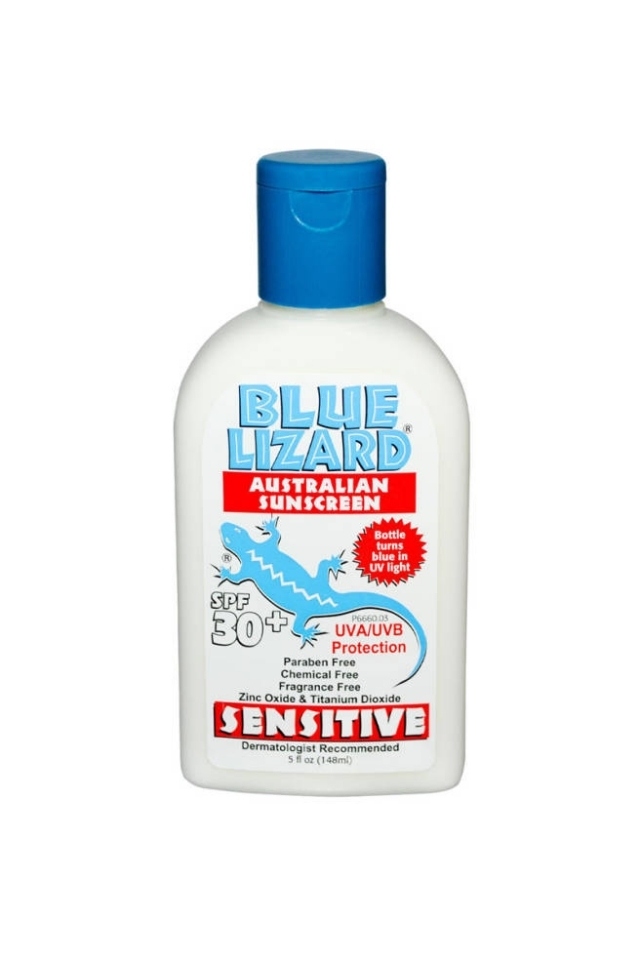 vodeodolný opaľovací krém-Blue Lizard-Austrálčan-pre-vodné športy-faktor slnečnej ochrany-30