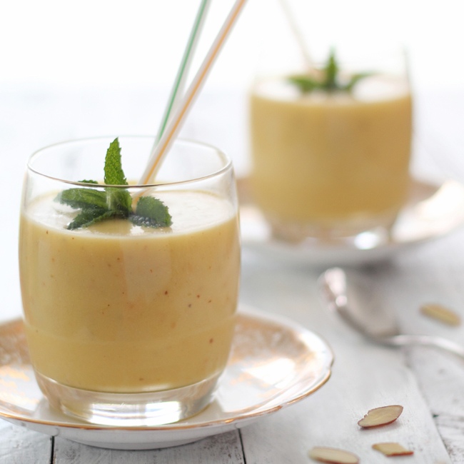 Mango banánový smoothie recept na detox
