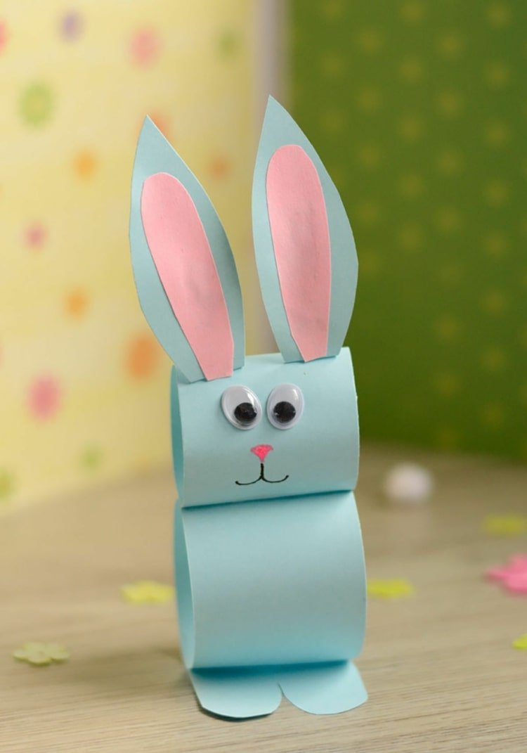Vyrobte si veľkonočných zajačikov sami z papierových roliek alebo toaletných roliek