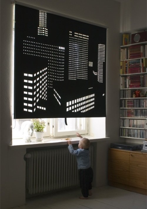 nápady na závesy v kúpeľňovom mrakodrape