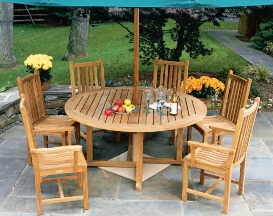 nápady záhradný stôl modely drevený stôl okrúhly nápady na modely záhradných stolov drevený stôl okrúhly