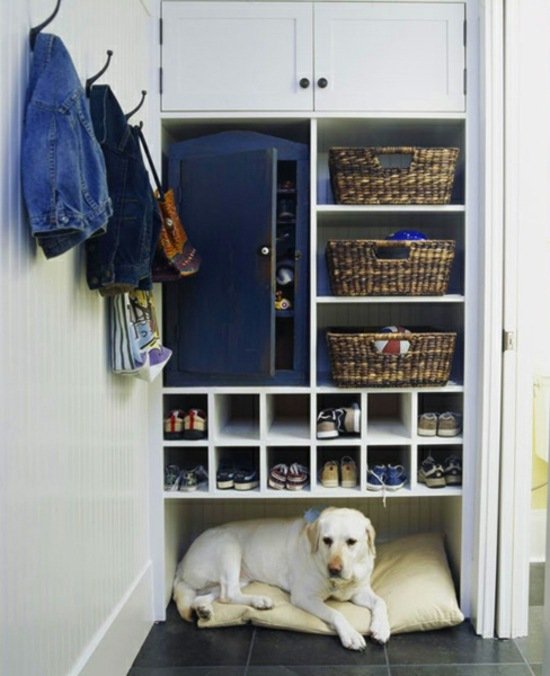 Dizajnový kôš na chodbu pre psa