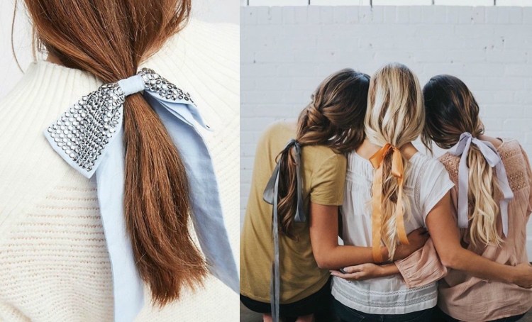 Myšlienky kadernícke trendy čelenka príležitostná mladistvá