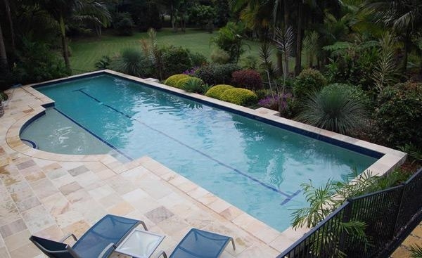 Športový bazén sa stáva súčasťou krajiny 5-okruhový bazén-plávanie-kúpeľ-vzduch-obraz