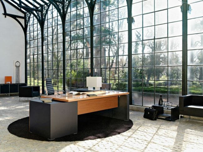 Luxusný drevený kancelársky koberec Koberec luxusný interiér Sinetica