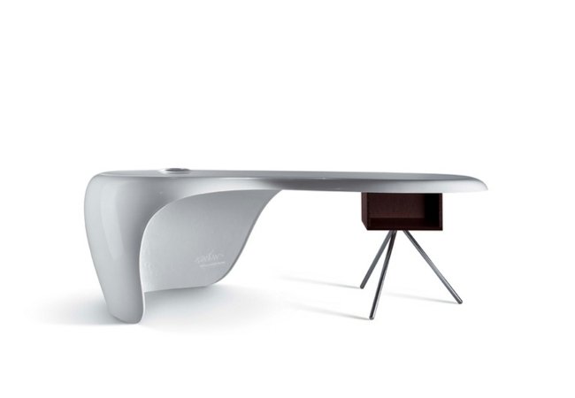 moderná plastová zásuvka na stôl Plastová zásuvka na drevo Dellarovere