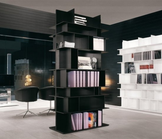 návrhy regálových systémov wally cattelanitalia v modernom štýle