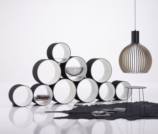 kißkalt navrhuje dizajnové policové systémy flexitube v modernom štýle