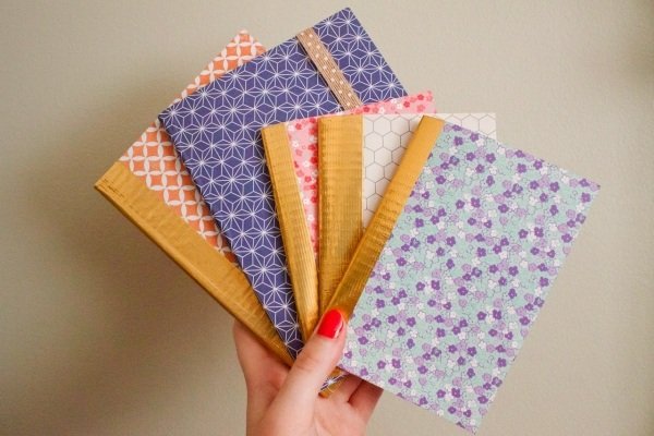 zošity-poznámkové bloky-kreatívny-dizajn-obal na obal knihy