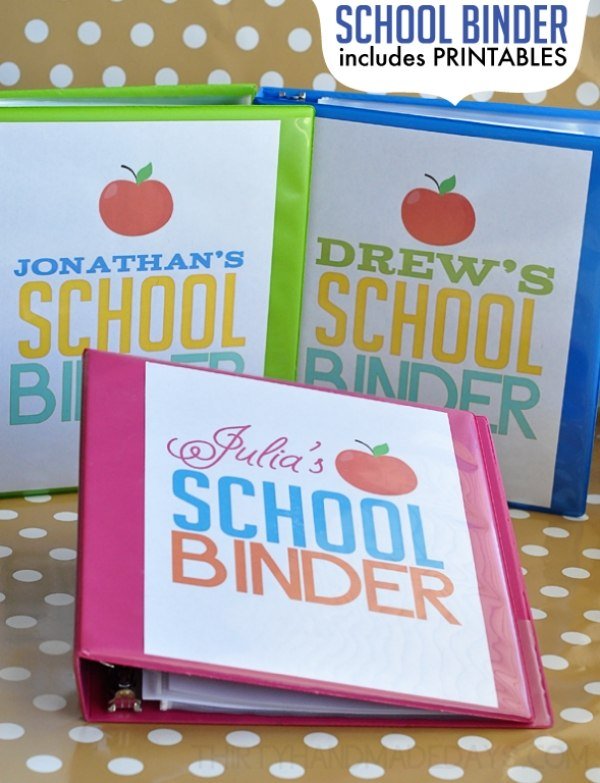 Prsteňový zakladač-obal knihy-ozdobiť-výtlačky-vtipné-detské-nápady-kutilstvo