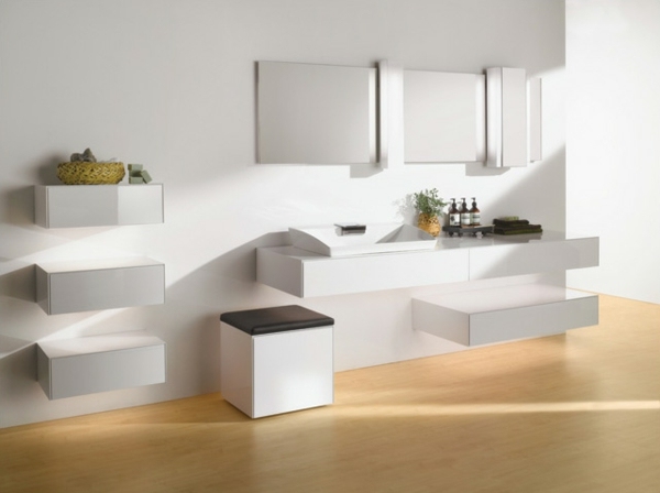 biela nábytková súprava zrkadlová skrinka Toto