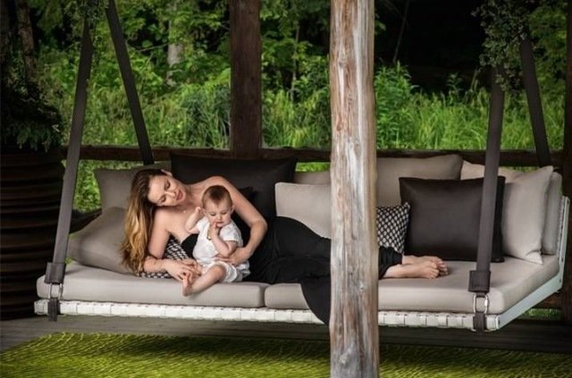 hollywoodska hojdačka CITY CAMP Annette Hinterwirth Dedon