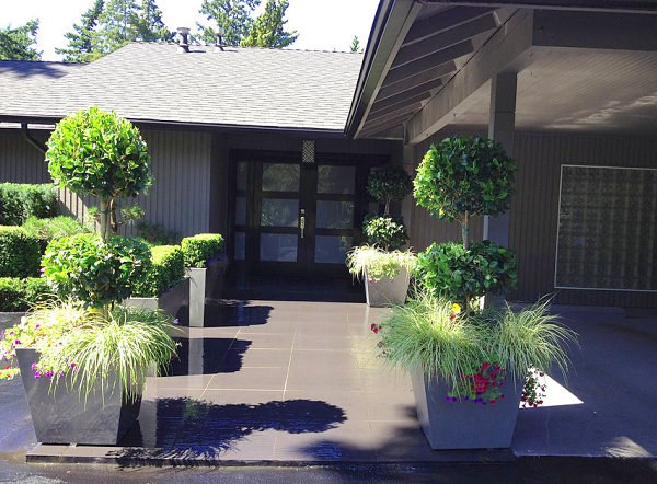 dom materran varianty dvora elegantný krajinný dizajn prírody domov materran nádvorie nápady úspešná krajina príroda deco