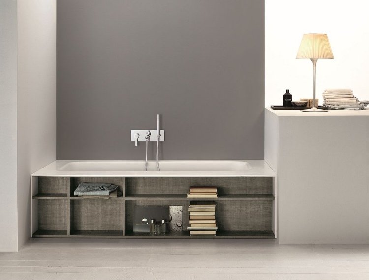 Vaňa s integrovanými policami na knihy od Mistrella Design vaňa-integrované-poličky na knihy-mastella-dizajn