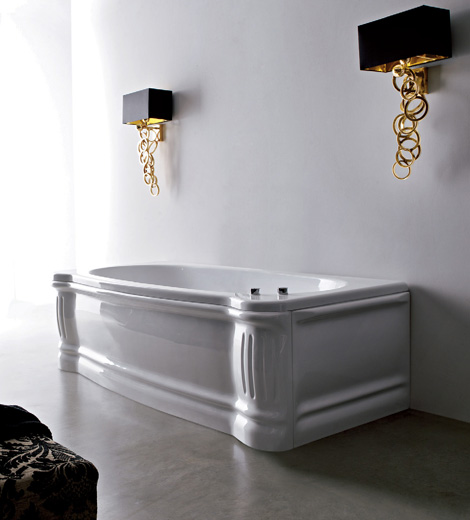 Vaňa v anglickom štýle biela Gruppo Treesse