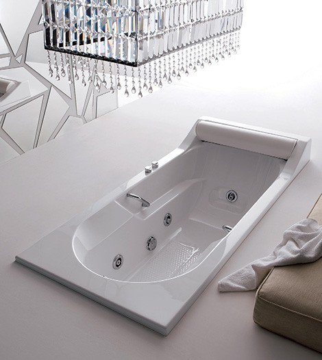 vaňová konštrukcia obdĺžniková vírivá vaňa Gruppo Treesse Alba