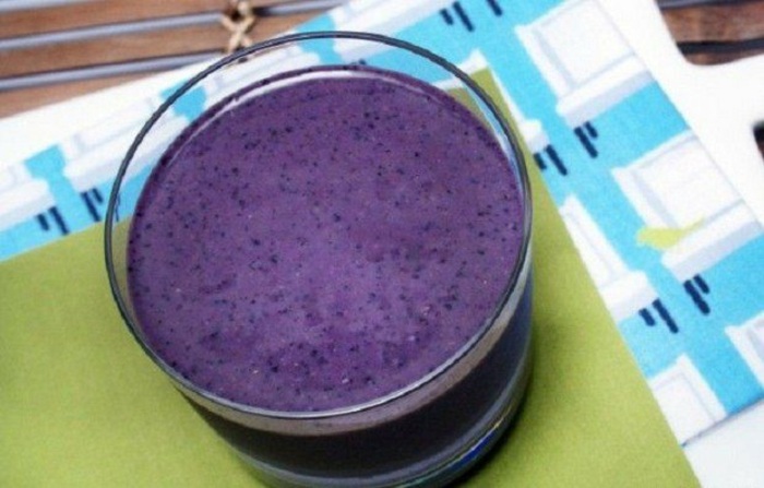 Čučoriedkové smoothie
