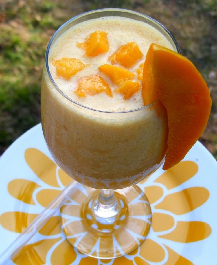 Mango-Julius-mango-vanilkový-ľadový kokteil-bez alkoholu