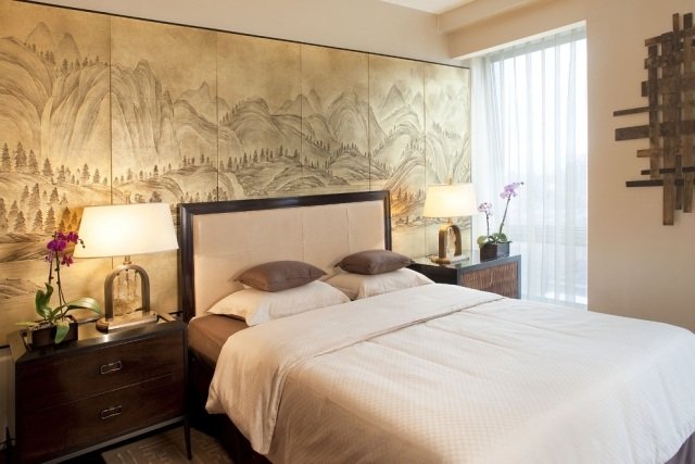 spálňa, nábytok v japonskom štýle, nábytok