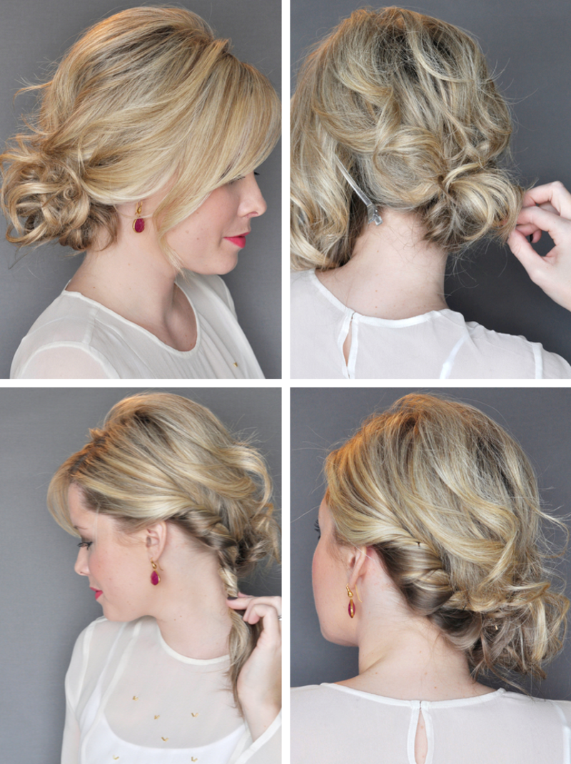 Cool letný nápad - uviazať vrkoč do drdola cool updos vrkoč nápad pony blondína