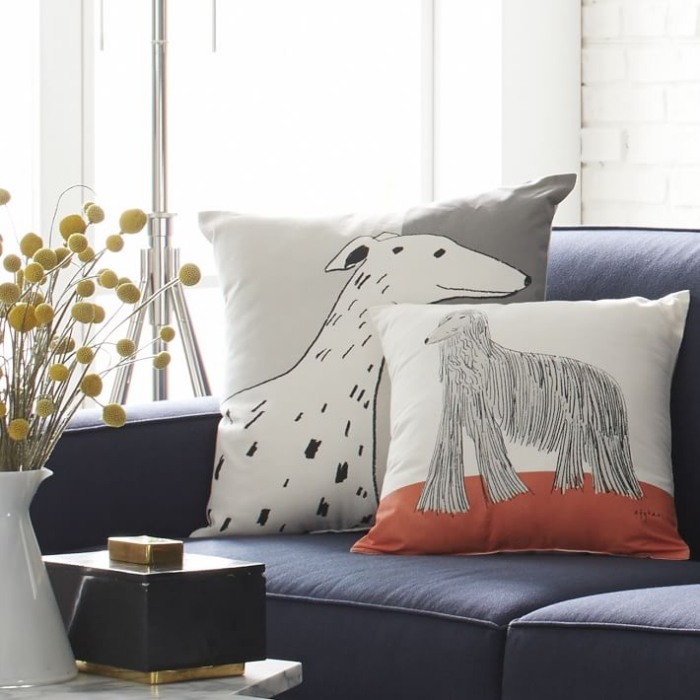 Zvieracie motívy na ozdobných obliečkach na vankúše ako whippet pre bytový doplnok Živočíšne motívy-dekoratívny-vankúš-poťah-pes-domov-doplnok-vipet