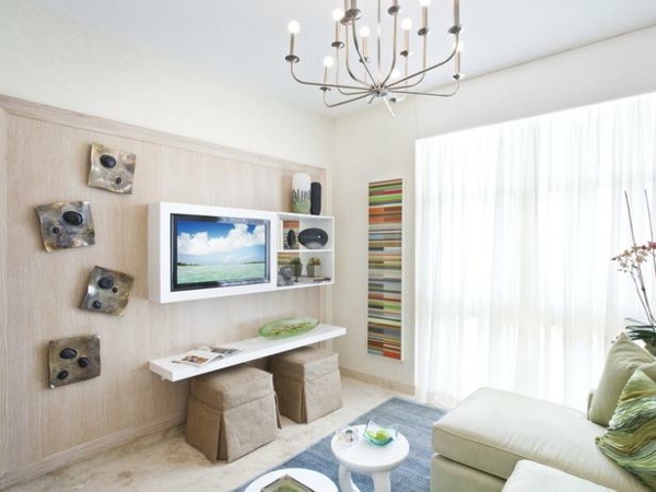 Dizajn steny do obývačky