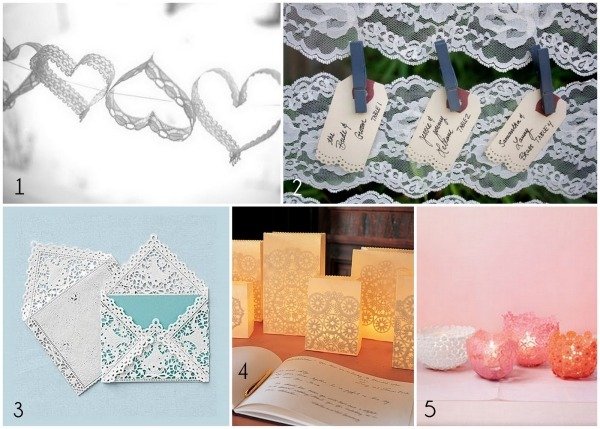 Celá svadobná výzdoba je vyrobená z čipky čipka-koláž-dekorácia-vziať-tipy-nápad