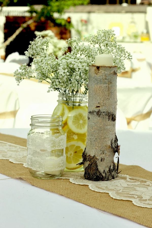 Citróny prinášajú dobrú vôňu a osvieženie table-design-nápady-oženiť-biela-žltá