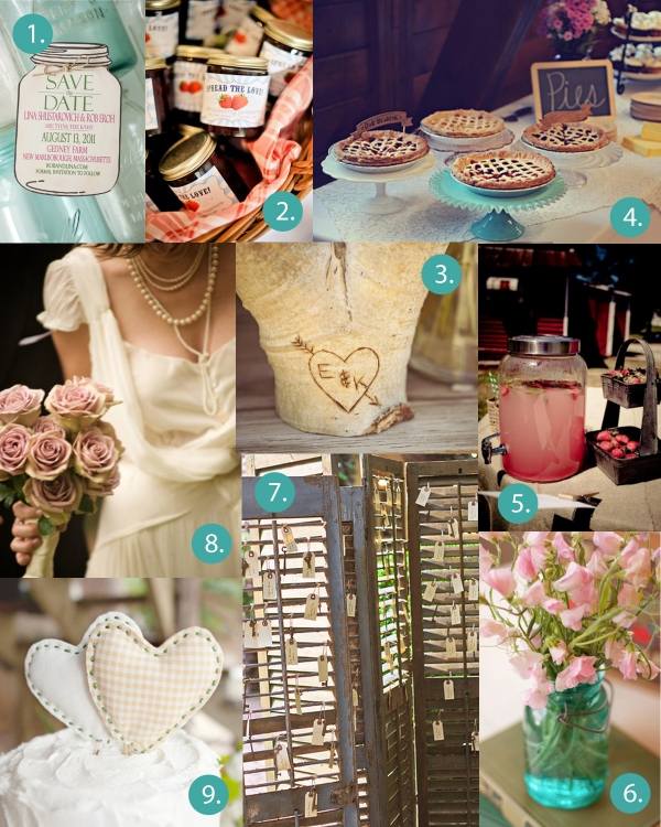 Koncept pre svadbu v záhrade alebo na terase jahodový koláč-vyrobte si-farby-dekorácie-svadba