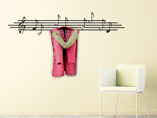 Samolepky na stenu háčiky na poznámky poznámky k dekorácii chodby