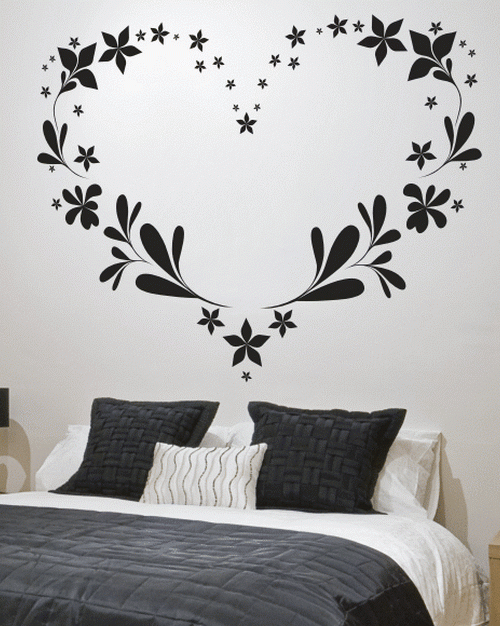 20 skvelých nápadov samolepky na stenu dizajn spálne srdce 20 skvelých nápadov na dizajn samolepiek na stenu do spálne