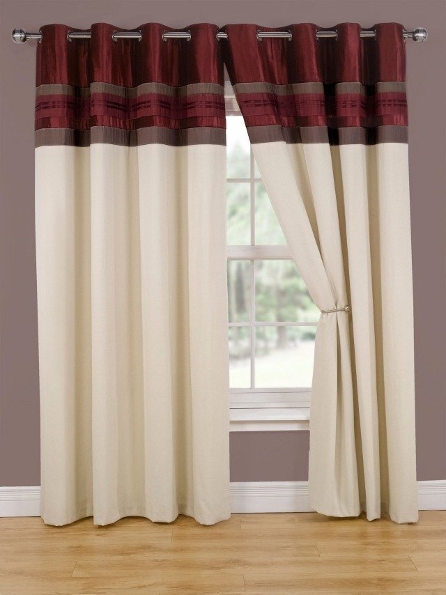 elegantné záclony s dĺžkou po podlahu tri farebné kombinácie uspeli
