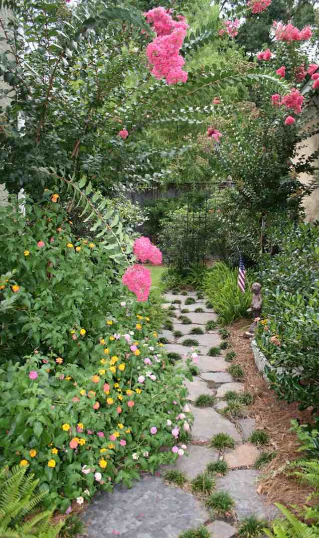 chodník záhrada kamenná záhrada nápad na dizajn