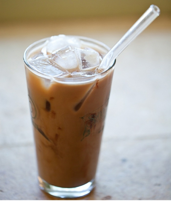 Ľadová káva typu Mocha Latte Ľadová káva moka latte