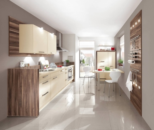 Kuchyňa Drevené panely Nobilia Helle Čela kuchýň lesk