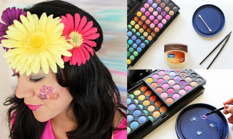 Tipy na líčenie na Halloween-nápady na líčenie-návod-namaľujte si ich sami