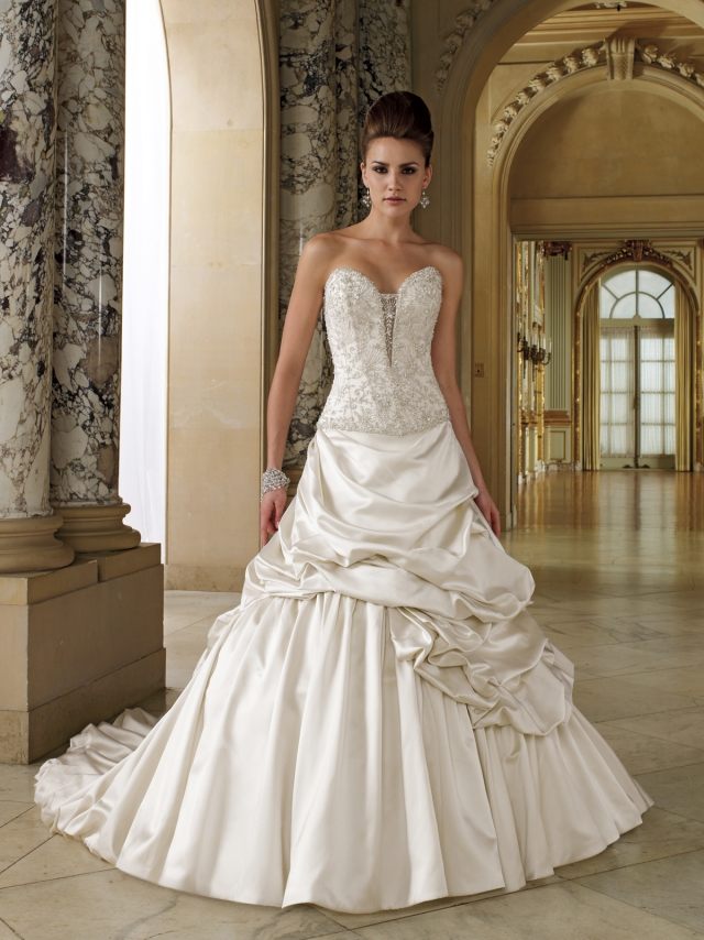 David Tutera sukňa elegantná, podprsenka tutera-david-fashion-nevesta-dlhe saty